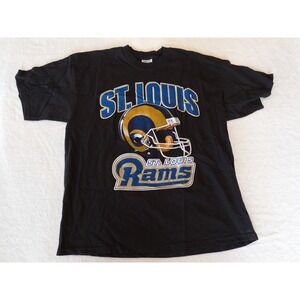 Vintage St Louis LA Rams‎ T Shirt Size XL M&O NFL LA XXXIV